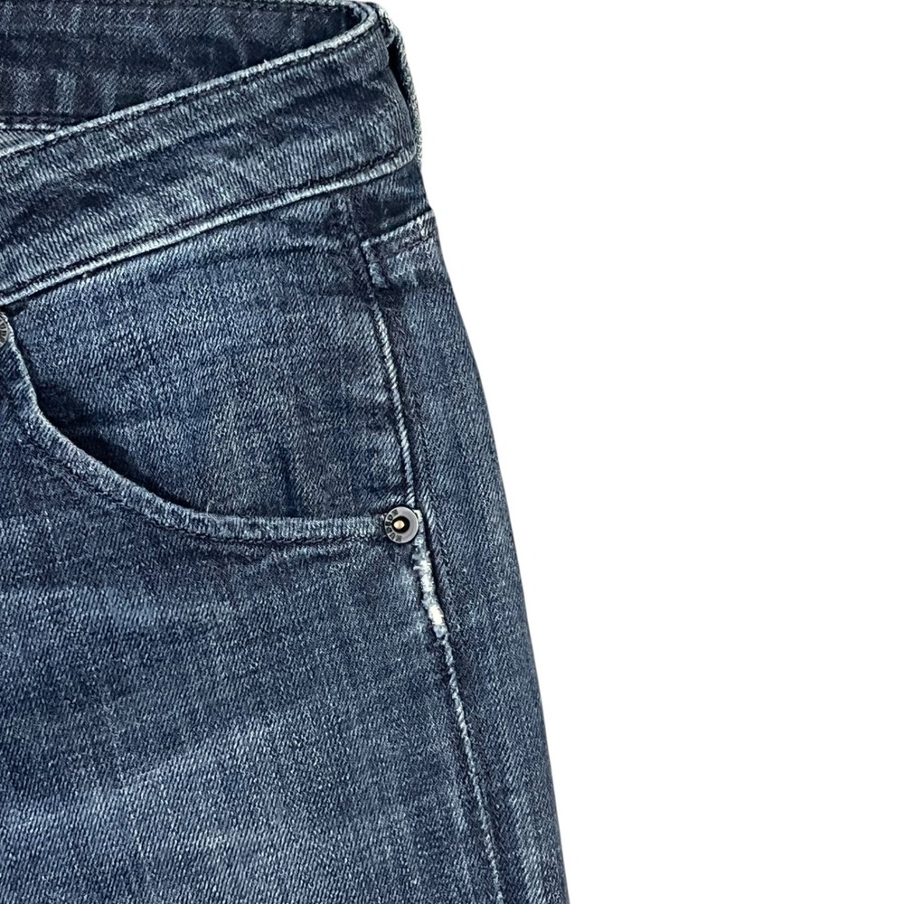Hudson Jeans Carly Women's Blue Dark Wash Straight Leg Fit Denim Pants Size 26 - Picture 4 of 11
